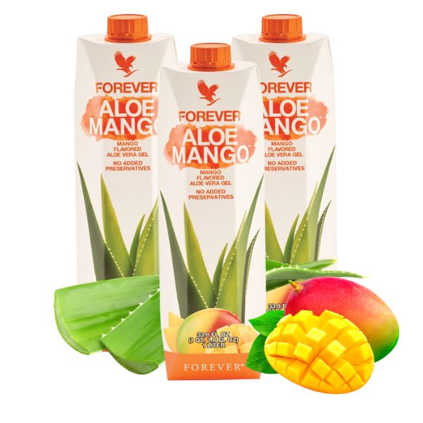 "Forever Aloe Mango Tripack" (3 x 1000 ml)